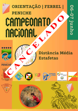 Camp. Nacional de Orientação Pedestre de Distancia Media e Estafetas